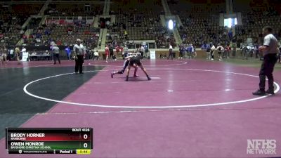 1A-4A 132 Cons. Round 2 - Brody Horner, Ranburne vs Owen Monroe, Bayshore Christian School