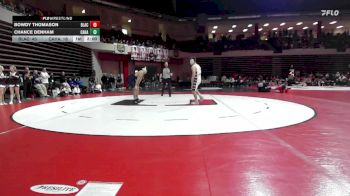 157 lbs Quarterfinals (8 Team) - Bowdy Thomason, BLACKWELL vs Chance Denham, CASCIA HALL