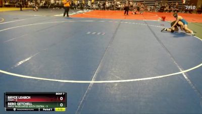 115 lbs Semis & 1st Wrestleback (8 Team) - Bebo Getchell, Maple River/United South Central vs Bryce Leabch, Foley