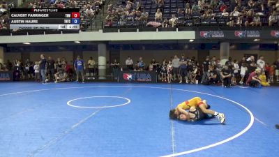 63 lbs Champ. Rd Of 32 - Calvert Farringer, The Best Wrestler vs Austin Haure, Team Nazar Training Center