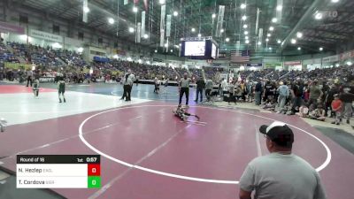 46 lbs Round Of 16 - Nolan Hezlep, Eaglecrest WC vs Ted Cordova, Sierra Grande Panthers