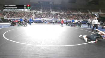 147-D2 5th Place Match - Ella Parsons, Arizona Lutheran Academy vs Amaris Aguilar, Sahuarita