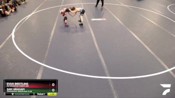 67 lbs Cons. Round 3 - Sam Graham, Zimmerman Wrestling Club vs Evan Breitling, No Nonsense Wrestling