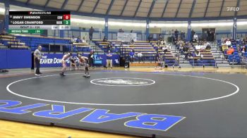 125 lbs Champ. Round 1 - Jimmy Swenson, Cowley College vs Logan Crawford, Northeast Oklahoma