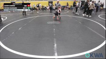 46 lbs Round Of 16 - Jaxon Camren, Cowboy Wrestling Club vs Moises Marquez, Silvaback Training Center LV