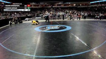 4A 172 lbs Cons. Round 3 - Chance Aspaas, Kirtland vs Shawn Wherepapa, Highland