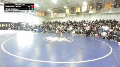 165 lbs Champ. Round 1 - Ryan Zendejas, El Toro vs Christian Carchi, Simi Valley