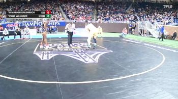 D2-165 lbs 1st Place Match - Zane Willobee, Gaylord vs D`Marion Erlenbeck, Clio