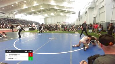 120 lbs Round Of 32 - Jessie Hernandez, Apple Vallley vs Jaiden Javier, Bobcat WC