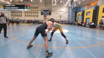 165 lbs Cons. Round 3 - Chase Thompson, Salesianum vs Carson Tuer, Cape Henlopen H S