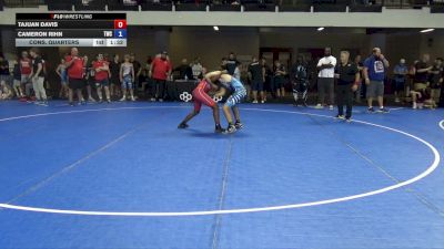 110 lbs Cons. Quarters - Tajuan Davis vs Cameron Rihn, Tiger Wrestling Club