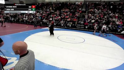 4A 125 lbs Quarterfinal - Sydnie Dick, Uintah vs Jada Sim, Crimson Cliffs