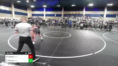 120 lbs Consi Of 64 #1 - Myles Keener, Beat The Streets LA vs Kristofer Strand, Mira Mesa Wrestling