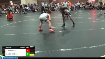 80/90 Round 4 - Lucas Reeves, Steel Valley Renegades vs Ariah Mills (80), Roundtree Wrestling Academy