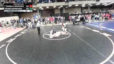 130 lbs Cons. Round 2 - Issabella Kirkpatrick, Unattached vs Joelene Nappier-Feth, Unattached