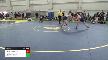 152-C lbs Consi Of 16 #1 - Tristan Wtorkiewicz, PA vs Geno DelVecchio, OH