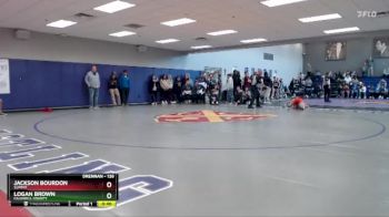 126 lbs Cons. Round 6 - Logan Brown, Caldwell County vs Jackson Bourdon, Summit