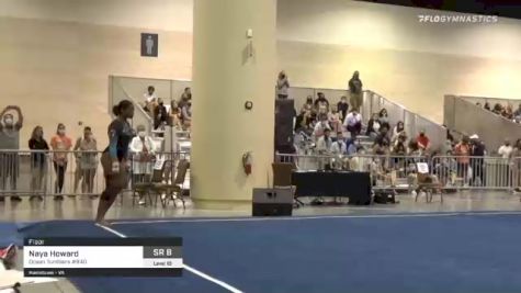 Naya Howard - Floor, Ocean Tumblers #840 - 2021 USA Gymnastics Development Program National Championships