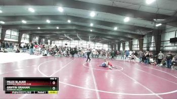 58 lbs Cons. Round 2 - Miles Blauer, Shootbox Wrestling Club vs Griffin Graham, Gunnison Valley