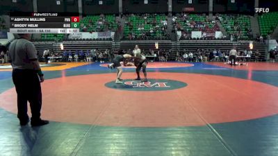 6A 150 lbs Champ. Round 2 - Ashtyn Mullins, Pinson Valley vs Brody Helm, Mortimer Jordan HS