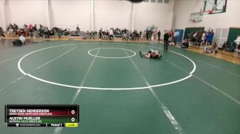 85 lbs Semifinal - Treysen Henderson, Green River Grapplers Wrestling vs Austin Mueller, Natrona Colts Wrestling