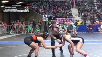 120 lbs Cons. Round 2 - Jersey Gardner, Smoky Valley vs Kennadi ONeal, Spring Hill