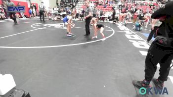 67 lbs Semifinal - Saigelyn Groom, Claremore Wrestling Club vs Ahnna Grzymala, Checotah Matcats