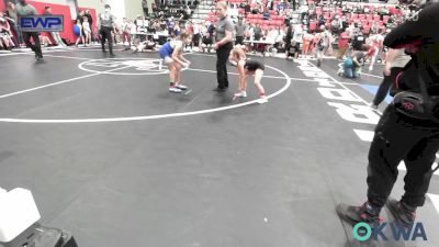 67 lbs Semifinal - Saigelyn Groom, Claremore Wrestling Club vs Ahnna Grzymala, Checotah Matcats