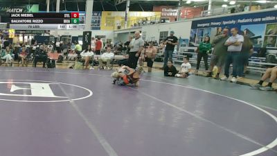 76 lbs Semifinal - Jack Niebel, Steller Trained Jango - EL vs Salvatore Rizzo, Broad Axe Green - EL