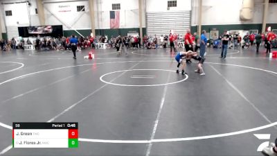 58 lbs Champ. Round 1 - Jonathan Flores Jr., Norton Wrestling Club vs Jordan Green, Torrington Wrestling Club