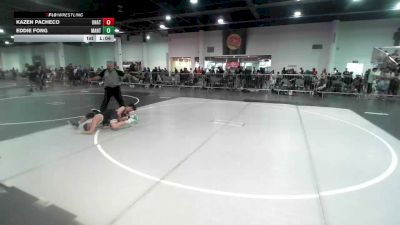 113 lbs Round Of 32 - Kazen Pacheco, Unattached vs Eddie Fong, Mantanona TC
