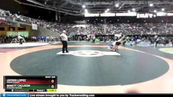 152 lbs Champ. Round 1 - Jayden Lopez, Crook County vs Berett Callison, McQueen Nevada