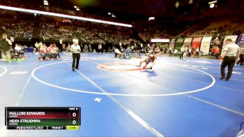 120 Class 1 lbs Champ. Round 1 - Heidi Struemph, Fatima vs Mallori Edwards, Eldon