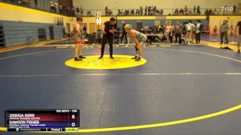 150 lbs Champ. Round 1 - Dawson Fisher, Central Kansas Young Lions Wrestling Club vs Joshua Kerr, Wichita Training Center