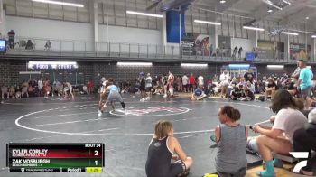 126 lbs Placement Matches (16 Team) - Zak Vosburgh, Beach Bombers vs Kyler Corley, Florida Pitbulls