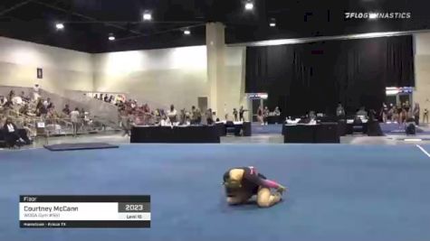 Courtney McCann - Floor, WOGA Gym #551 - 2021 USA Gymnastics Development Program National Championships