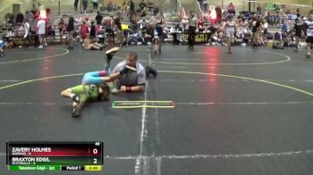 49 lbs Round 3 (6 Team) - Braxton Edgil, Mi Pitbulls vs Zavery Holmes, BadBass