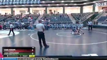 132 lbs Placement Matches (16 Team) - Zane Farone, Austin Vandegrift vs Juan Hernandez, El Paso Pebble Hills