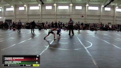 88 lbs Round 5 (10 Team) - Tanner Wisniewski, Rambler WC vs Colton Aberegg, The Wrestling Mill