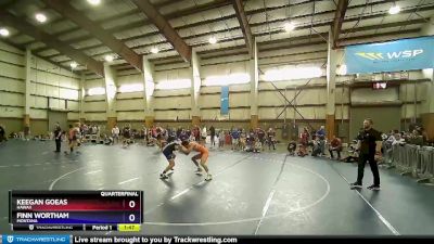 145 lbs Quarterfinal - Keegan Goeas, Hawaii vs Finn Wortham, Montana