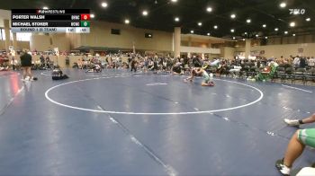 90 lbs Round 1 (6 Team) - Porter Walsh, BHWC/Florida Supreme Young Guns vs Michael Stoker, Williamson County WC