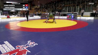 86kg Quarterfinal - Ahmed Shamiya, Hamilton Wrestling Club vs Taran Goring, Edmonton Wrestling Club