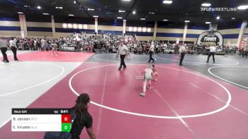 66 lbs Quarterfinal - Brex Jensen, Delta WC vs Elijah Viruete, Inland Elite