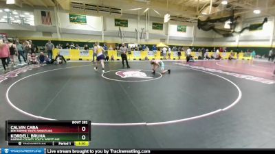 120 lbs 5th Place Match - Kordell Bruha, Harding County Youth Wrestling vs Calvin Caba, Bon Homme Youth Wrestling