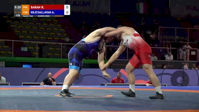 125 kg Quarterfinal - Robert Baran, POL vs Anil Kilicsallayan, TUR