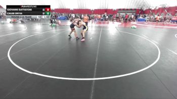190 lbs Round 2 (8 Team) - Giovanni Battistoni, Oswego East vs Caleb Dryja, Oconto Falls