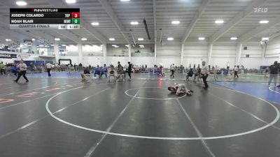 88 lbs Quarterfinal - Joseph Colardo, Top Flight Wrestling Academy vs Noah Blair, Newtown