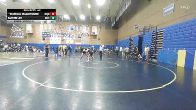 155lbs Cons. Round 6 - Meribel Mazariegos, Hoquiam (Girls) vs Tairen Lee, Orting (Girls)
