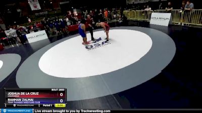 285 lbs Cons. Round 4 - Joshua De La Cruz, California vs Rahman Zalmai, Team Thunder Wrestling Club