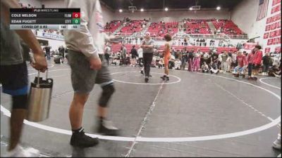 132 lbs Consi Of 8 #2 - Edan Fugett, Standfast vs Cole Nelson, Flower Mound Wrestling Club